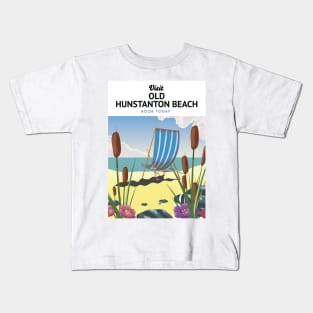 Old Hunstanton Beach book today. Kids T-Shirt